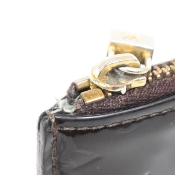 LOUIS VUITTON Pochette Cles Coin Wallet Monogram Vernis Red M93518 01FB770 - Picture 9 of 15